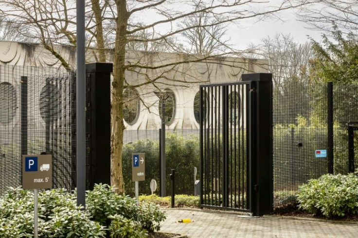 The headquarters of SWIFT, Society for Worldwide Interbank Financial Telecommunication, in La Hulpe, Belgium near Brussels