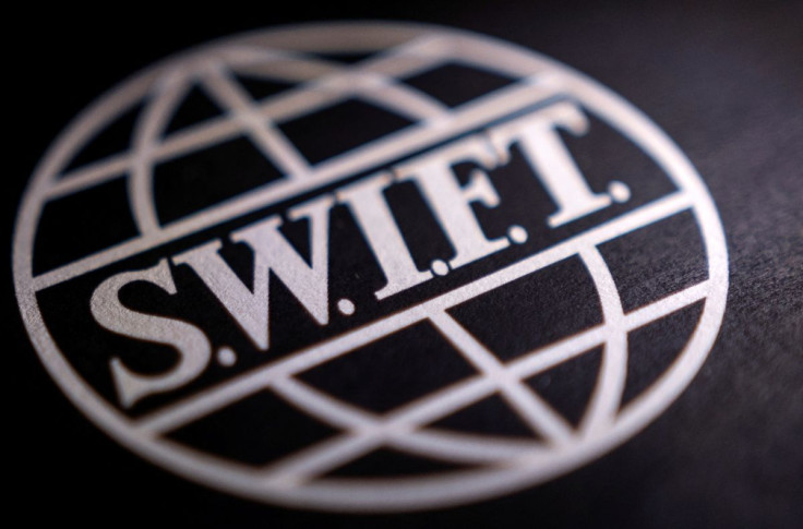 Swift logo is seen in this illustration taken, Bosnia and Herzegovina, February 25, 2022. 