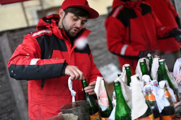 A Ukrainian brewery has switched from making beer to producing Molotov cocktails