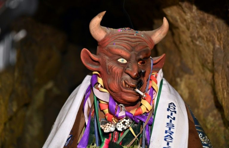 Bolivia's miners believe the fierce-looking deity known as 'El Tio' (The Uncle) offers them protection underground