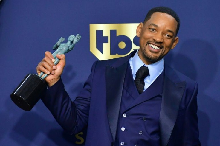 US actor Will Smith won the SAG prize for best actor in a film for his portrayal of Venus and Serena Williams' father in "King Richard"