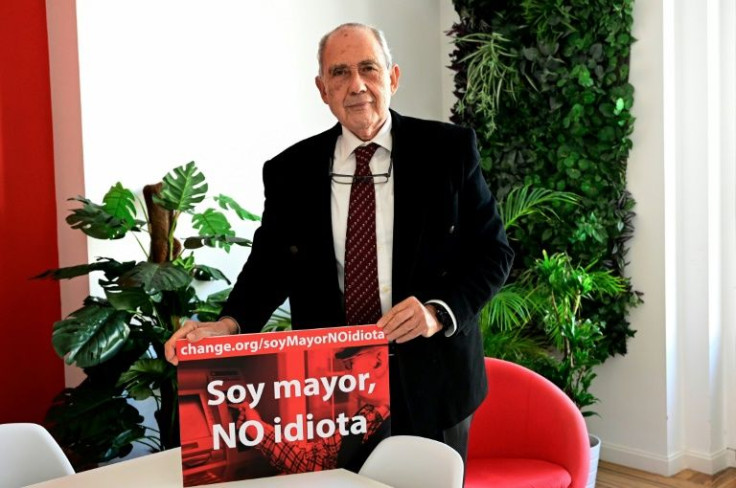 Carlos San Juan wrote a manifesto called 'I'm elderly, not an idiot' which picked up nearly 650,000 signatures of support on the Change.org online platform