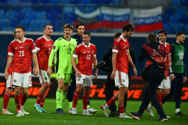 The Russian team are supposed to play Poland in a World Cup qualifying play-off on March 24