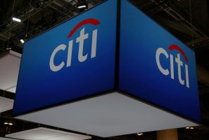 The Citigroup Inc (Citi) logo is seen at the SIBOS banking and financial conference in Toronto, Ontario, Canada October 19, 2017. 
