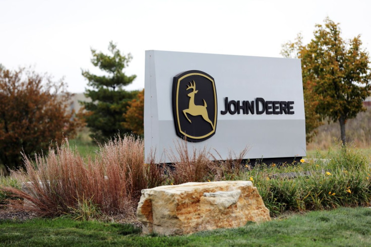 The Deere & Co farm equipment plant in Ankeny, Iowa, U.S. October 20, 2021.