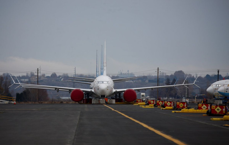 Grounded Boeing 737 MAX aircraft are seen parked at Grant County International Airport in Moses Lake, Washington, U.S. November 17, 2020.  