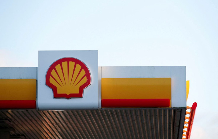 General view of a Shell petrol station sign, in Milton Keynes, Britain, January 5, 2022.