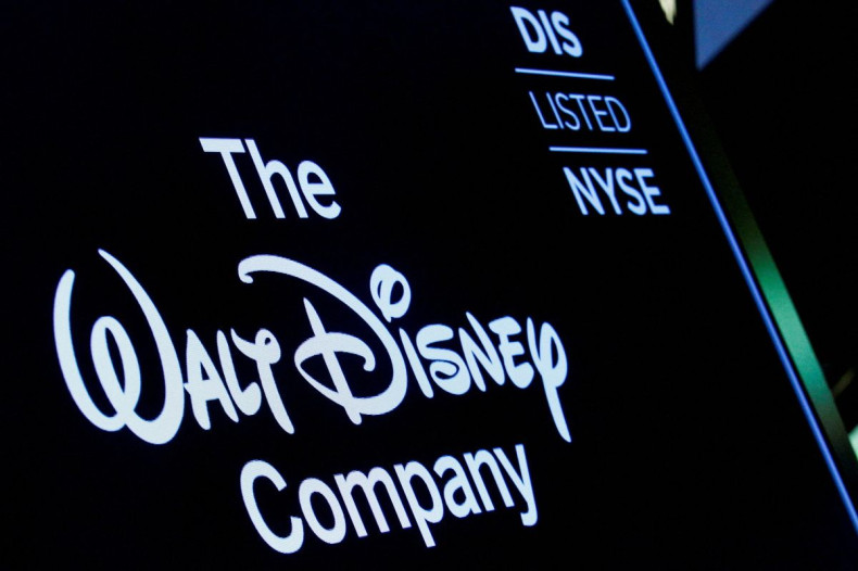 A screen shows the logo and a ticker symbol for The Walt Disney Company on the floor of the New York Stock Exchange (NYSE) in New York, U.S., December 14, 2017. 