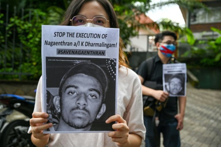 Supporters say Nagaenthran K. Dharmalingam, sentenced to death for trafficking 43 grams of heroin into Singapore, has an IQ of 69, a level recognised as a disability