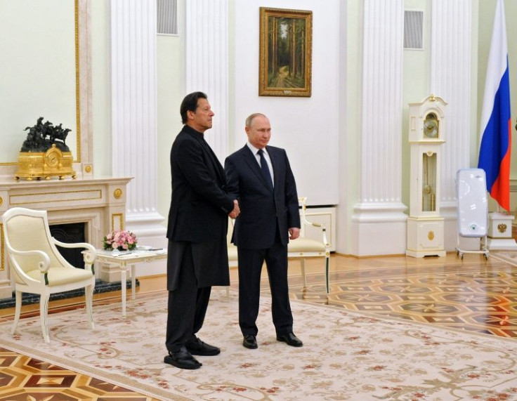 Pakistan's prime minister was in Moscow to meet President Vladimir Putin the day Russian troops invaded Ukraine