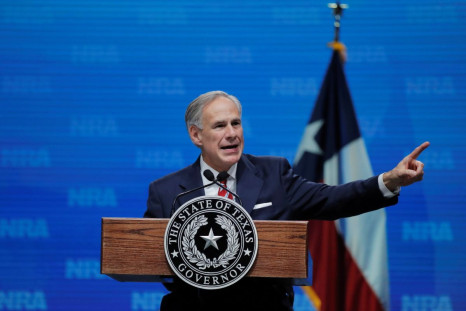 Texas Governor Greg Abbott speaks in Dallas, Texas, U.S., May 4, 2018. 