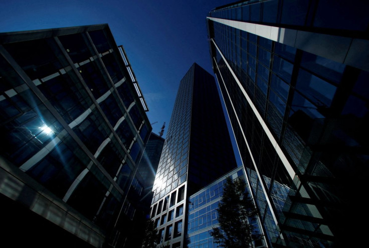Office buildings are pictured in the financial district of Frankfurt, Germany, September 15, 2018.