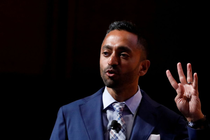 Chamath Palihapitiya, founder and CEO of Social Capital, speaks during the Sohn Investment Conference in New York City, U.S., May 8, 2017.