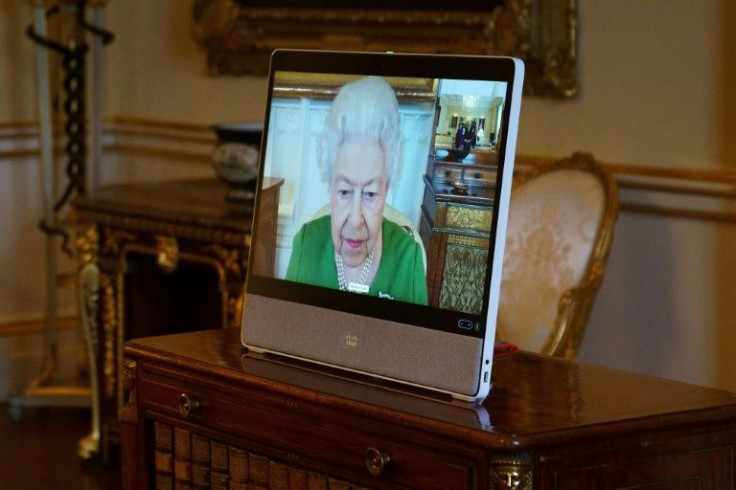 the queen was forced to cancel virtual audiences last week but held two engagements remotely on Tuesday