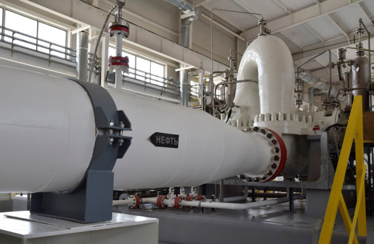 An interior view shows a new pumping station of the Caspian Pipeline Consortium (CPC) near the city of Atyrau, Kazakhstan October 12, 2017.