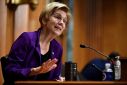 U.S. Senator Elizabeth Warren (D-MA) speaks during a Senate Finance Committee hearing on the nomination of Chris Magnus to be the next U.S. Customs and Border Protection commissioner, in the Dirksen Senate Office Building on Capitol Hill in Washington, DC