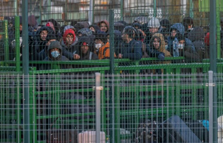 Refugees are flowing across the border into neighbouring countries like Poland
