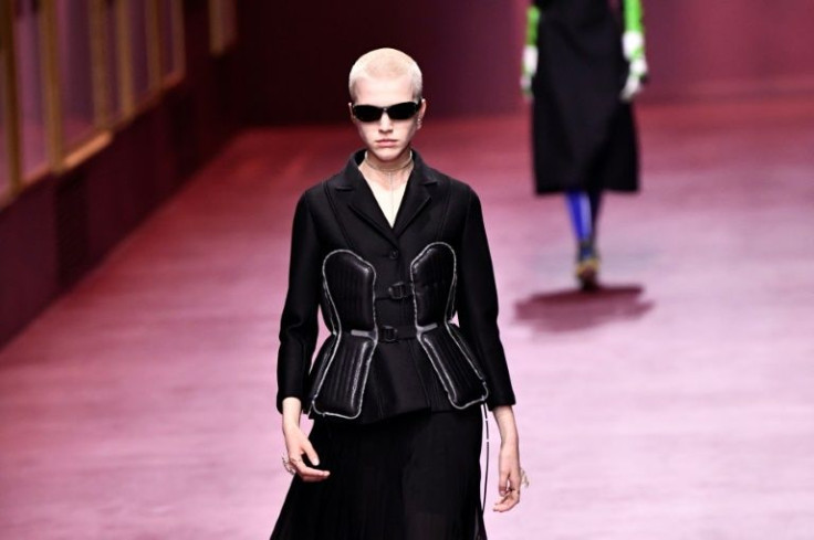 A reworked Bar jacket with its own internal heating system was among Dior's new designs