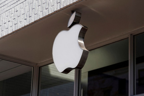 Logo at an Apple store in Washington, U.S., January 27, 2022.      