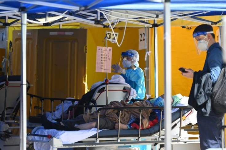 Hong Kong hospitals have been left overwhelmed