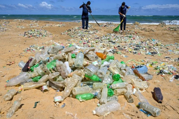 The amount of plastic trash entering the oceans is forecast to triple by 2040