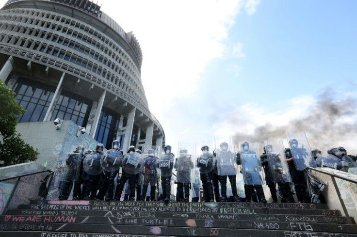 The police operation came after vocal criticism from Wellington locals about the hands-off approach previously adopted towards the demonstrators