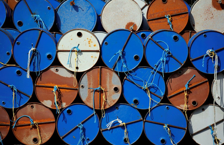 Oil barrels are pictured at the site of Canadian group Vermilion Energy in Parentis-en-Born, France, October 13, 2017. 