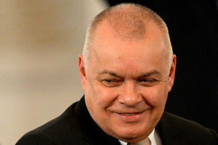During a presentation of Russia's nuclear forces, Dmitry Kiselyov, seen as a Kremlin mouthpiece, said 'what's the point of having a world in which Russia no longer exists?'Dmitry Kiselyov