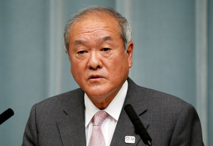 Japan's Olympics Minister Shunichi Suzuki speaks at a news conference in Tokyo, Japan August 3,  2017.   