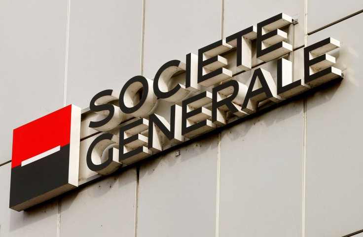 The logo of Societe Generale Private Banking is seen at an office building in Zurich, Switzerland October 13, 2016.