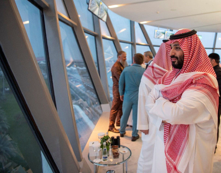 Saudi Crown Prince Mohammed bin Salman is seen during the Emirates Formula One Grand Prix at the Yas Marina racetrack in Abu Dhabi, United Arab Emirates November 25, 2018. Bandar Algaloud/Courtesy of Saudi Royal Court/Handout via REUTERS