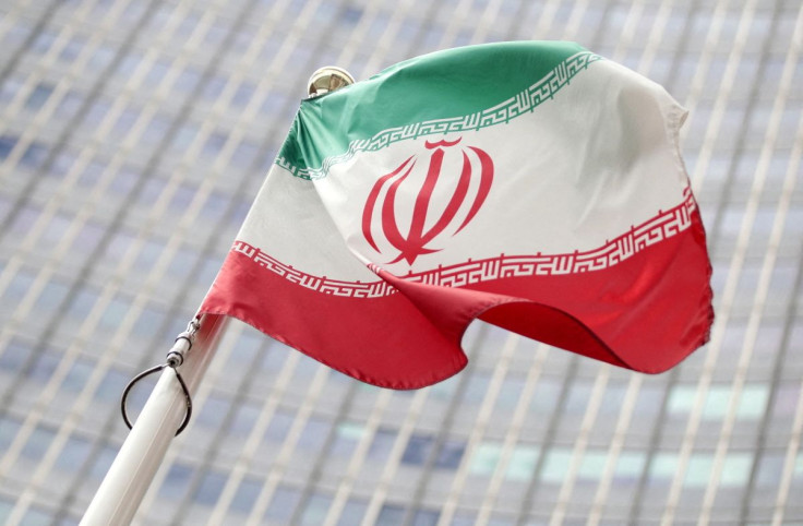 The Iranian flag flutters in front the International Atomic Energy Agency (IAEA) headquarters in Vienna, Austria July 10, 2019.