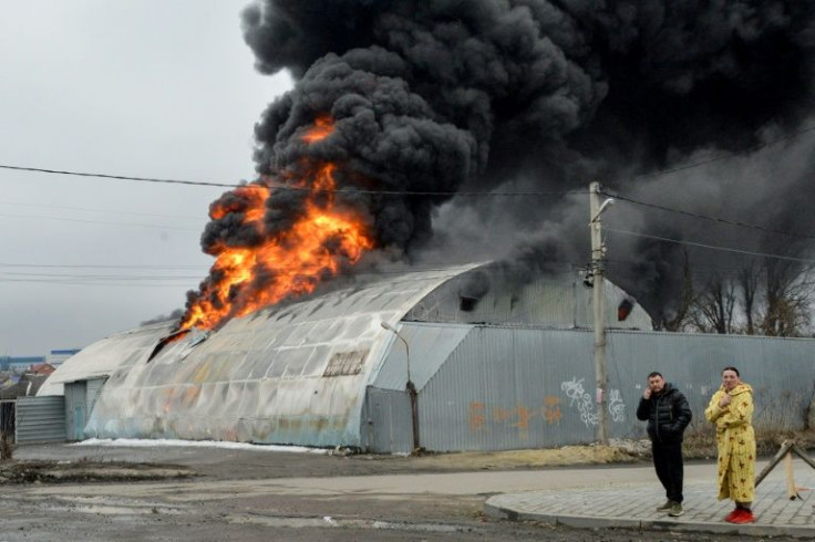 Ukrainian authorities said residential and other areas in the eastern city of Kharkiv had been 'pounded all night' by indiscriminate shelling