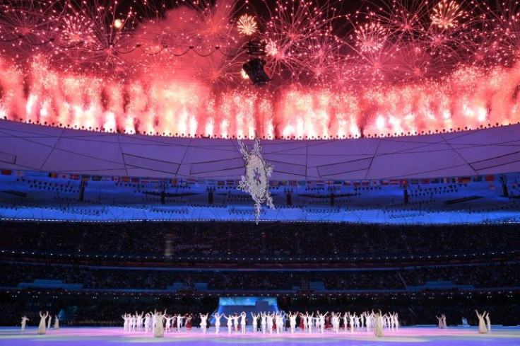 Fireworks explode over National Stadium as the 2022 Winter Paralympic Games kick off in Beijing