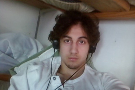 Dzhokhar Tsarnaev, arrested in the Boston Marathon bombing, is pictured in this handout photo presented as evidence by the U.S. Attorney's Office in Boston, Massachusetts on March 23, 2015.  