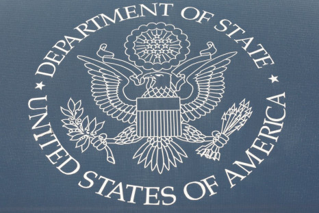 The seal of the United States Department of State is shown in Washington, U.S., January 26, 2017.      