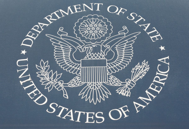 The seal of the United States Department of State is shown in Washington, U.S., January 26, 2017.      