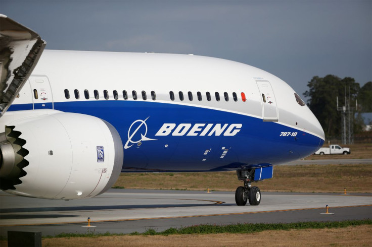 The new Boeing 787-10 Dreamliner taxis on the runway during it's first flight at the Charleston International Airport in North Charleston, South Carolina, United States March 31, 2017.