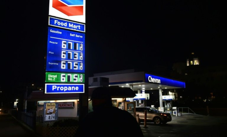 Average petrol prices in California are just above $5 per gallon ($1.34 per litre), but some gas stations have much higherr prices