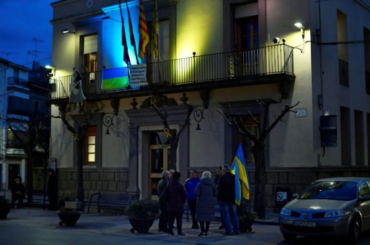 News of Russia's invasion hit hard in the Spanish town of Guissona, where one in seven residents is Ukrainian