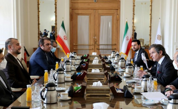 Grossi's visit to Tehran came a day after Britain, one of the parties to parallel talks on the deal in Vienna, indicated an agreement was close
