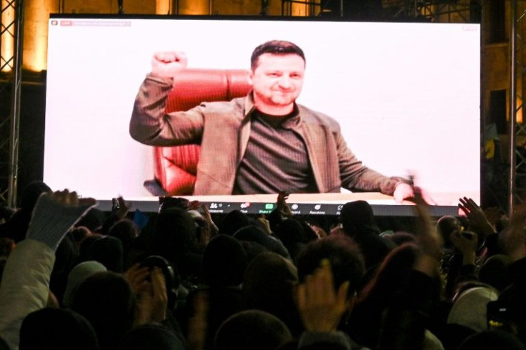Ukrainian President Volodymyr Zelensky's daily video addresses have become viral sensations