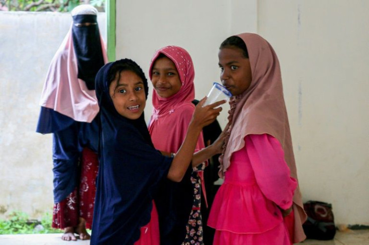 The boat carrying 114 Rohingya refugees included 35 children