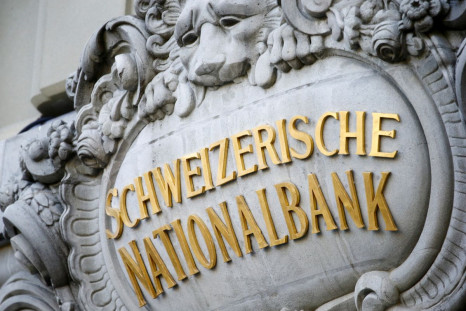 The Swiss National Bank (SNB) logo is pictured on its building in Bern, Switzerland June 17, 2021. 