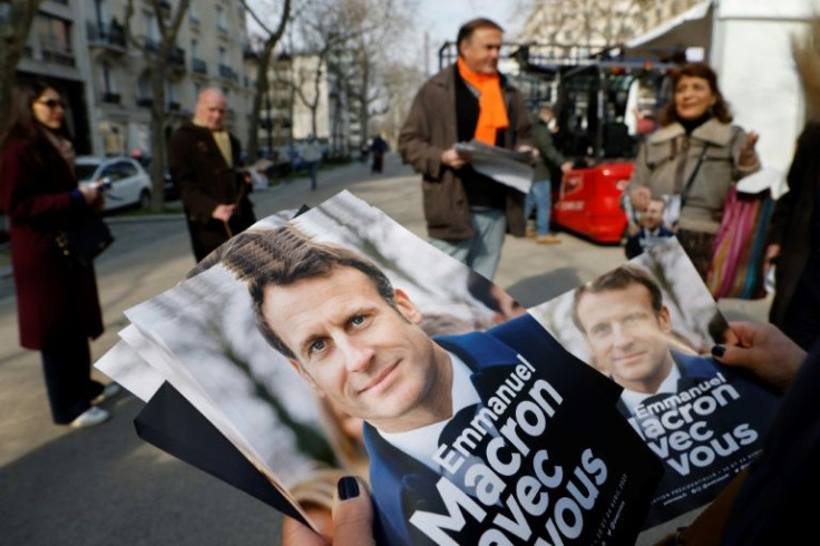 Emmanuel Macron is hoping for another five-year term