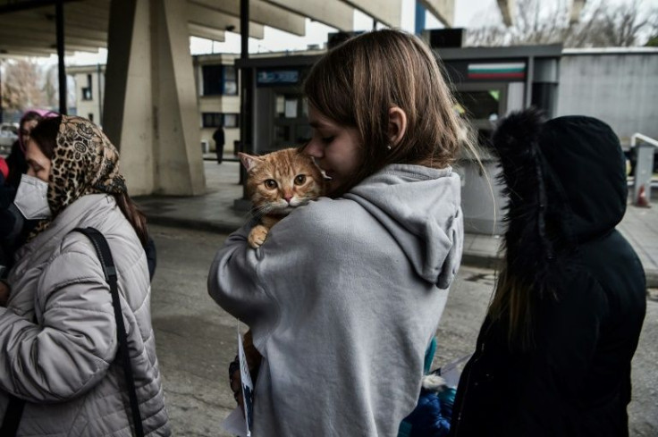 "I'm terrified of the war," said one Ukrainian refugee arriving in Greece. "I want this to end quickly so I can go back home."