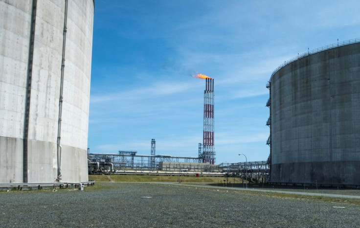 A general view of the liquefied natural gas plant operated by Sakhalin Energy at Prigorodnoye on the Pacific island of Sakhalin, Russia July 15, 2021.   