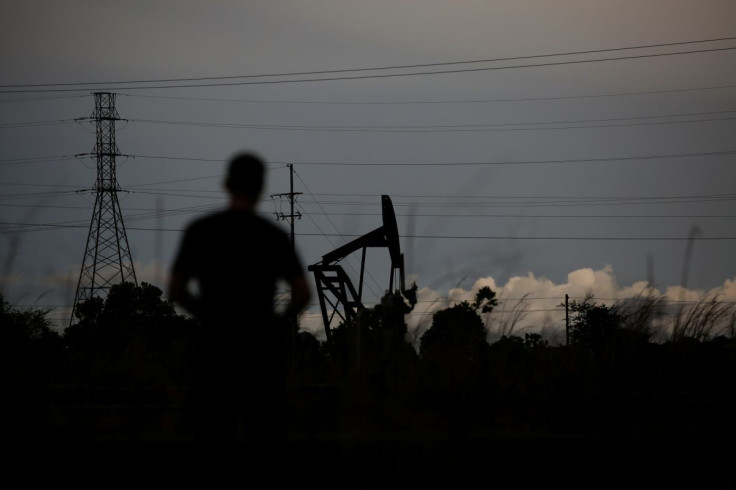An non-operative oil pump is seen on the outskirts of El Tigre, Venezuela, June 2, 2019.