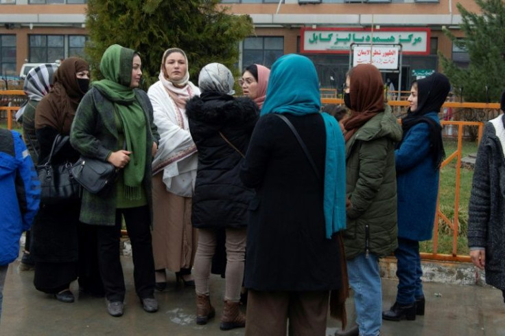 Members of Afghanistan's Powerful Women Movement attempted to donate blood on International Women's Day, but were turned away by authorities