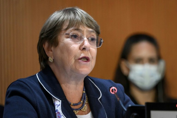 UN rights commissioner Michelle Bachelet said she had reached an agreement with China for a visit in May